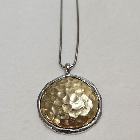 Chico's Jewelry - Gold and Silver Pendant Necklace